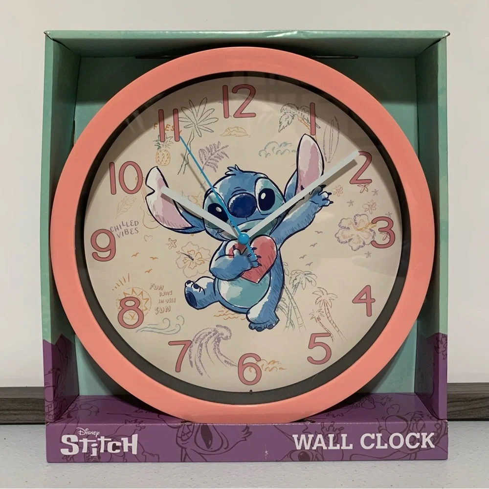 Disney Lilo and Stitch Analog Wall Clock-New in Box